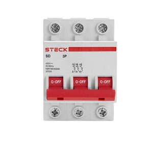 Disjuntor Din Tripolar Curva C 32A Steck