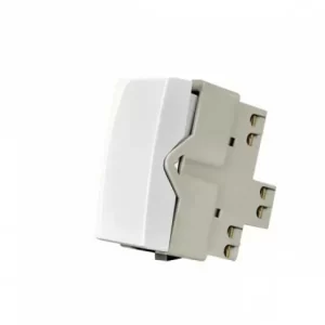Interruptor paralelo  branco sleek
