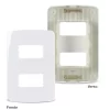 Conjunto  4x2 2 Posto Separados Com Suporte B3 Margirius Branca
