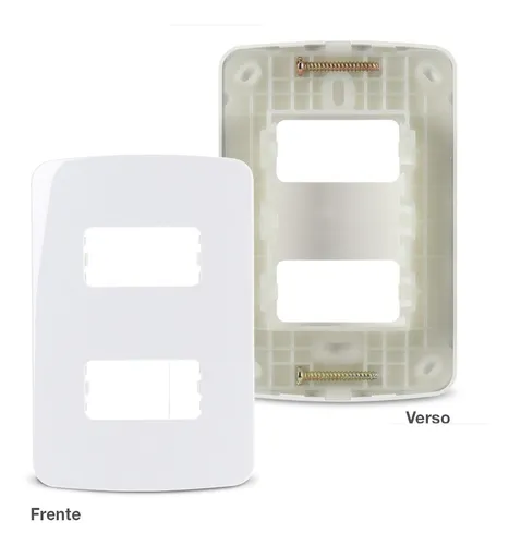 Conjunto  4x2 2 Posto Separados Com Suporte B3 Margirius Branca