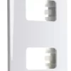 Conjunto  4x2 2 Posto Separados Com Suporte B3 Margirius Branca