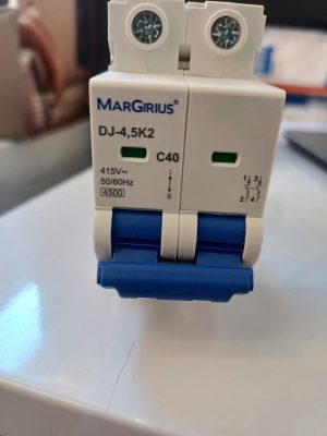 O Disjuntor Bipolar Curva C 40A 4,5KA Margirius
