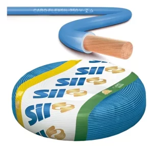 Cabo Flexivel 2,5mm Azul 750v Rolo 100 Metros - Sil