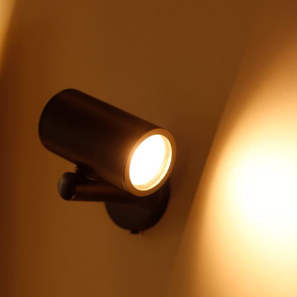 Arandela Guben IP54 - Preto Fosco