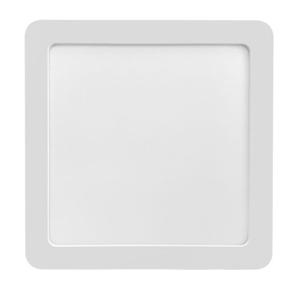 Painel LED Play ABS Sobrepor Quadrado 12W