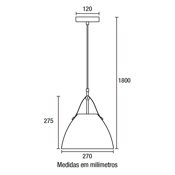 Pendente Corelo - Preto