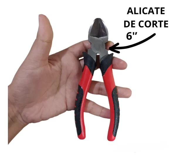 Kit De Alicates Essenciais - Bico 6 , Corte 6 Universal 8