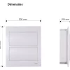 Quadro Distribuição Br Embutir 24 Polos Margirius