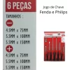 Jogo Chaves Philips E Chave De Fenda 6pçs