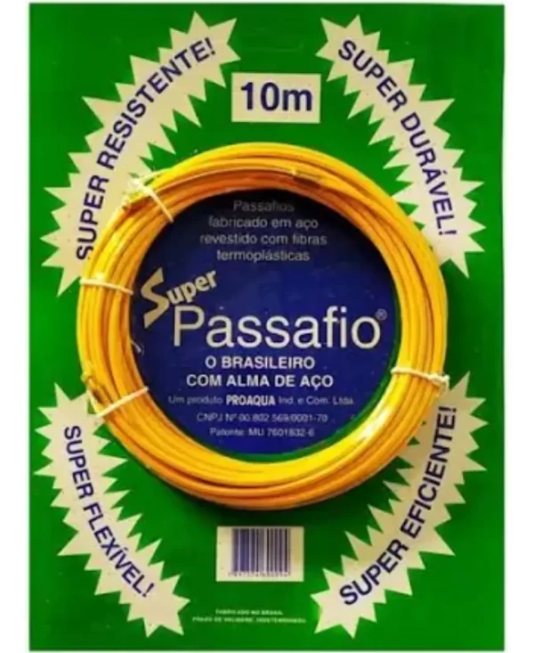 Fita Passa Fio C/ 10 Mts C/ Alma De Aço