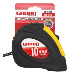 Trena 10 Metros 24mm Com Trava Emborrachada Profissional