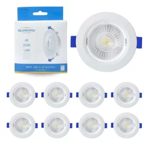 Spot Led Embutir Redondo 6w Blumenau