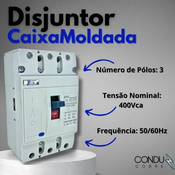 Disjuntor Caixa Moldada Tripolar 250a  JNG