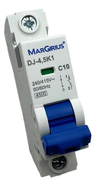Disjuntor Unipolar 10a Curva C - Margirius