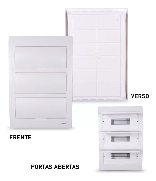 Quadro Distribuição sobrepor  36 Polos  Margirius