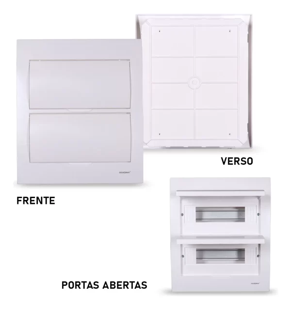 Quadro Distribuição Br Embutir 24 Polos Margirius