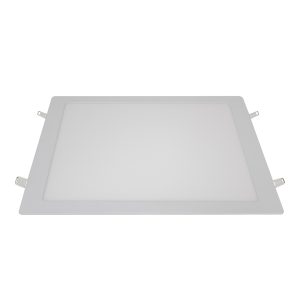 Painel LED TECH Slim Quadrado Embutir 24W 3.000K - Branco